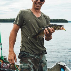 Fishing lake in Saskatchewan, Canada